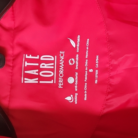 Kate Lord Jackets & Coats Kate Lord Performance Red And Black